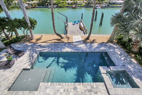 Pool Water View from Balcony
