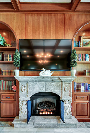 Fireplace detail